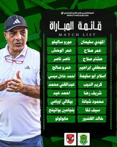 50 تشكيل الأهلي لمواجهة الاتحاد اليوم.. غياب 11 لاعبا وعودة أفشة
