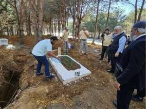دفن الطبيبة المصرية في تركيا