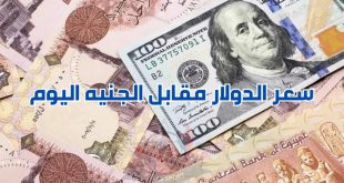 سعر الدولار اليوم