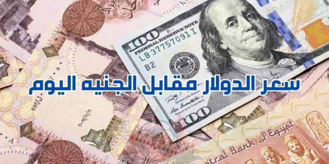 سعر الدولار اليوم