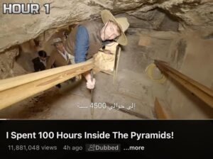 مستر بيست داخل الأهرامات