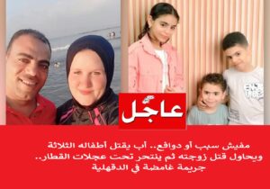 أب يقتل أطفاله وينتحر في الدقهلية