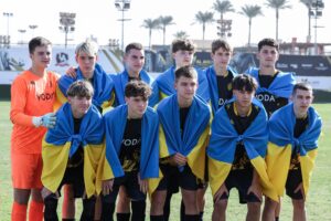 الفريق الأوكراني في نهائي بطولة الأهلي الدولية للناشئين
