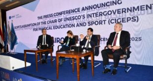 FB IMG 1765714247911 رسميا مصر تتسلم رئاسة اللجنة الحكومية الدولية للتربية البدنية والرياضة باليونسكو