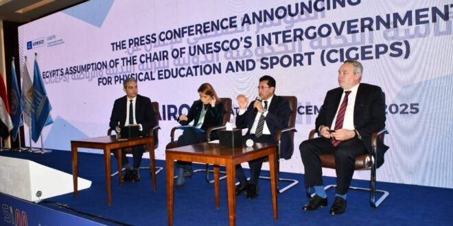 FB IMG 1765714247911 رسميا مصر تتسلم رئاسة اللجنة الحكومية الدولية للتربية البدنية والرياضة باليونسكو
