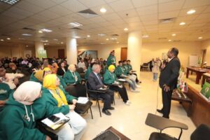 FB IMG 1765916322563 الأمن المائي وتغير المناخ وحماية الشباب من التدخين على مائدة المنتدى العربي الإفريقي ال 14 بالأقصر