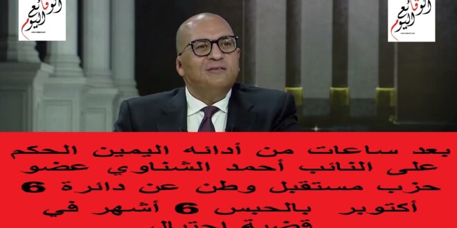 النائب أحمد الشناوي عضو مستقبل وطن