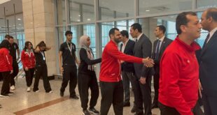 وزير الشباب يستقبل منتخب مصر للسلاح
