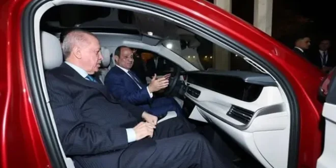 هدية أردوغان للسيسي سيارة Togg الكهربائية 1