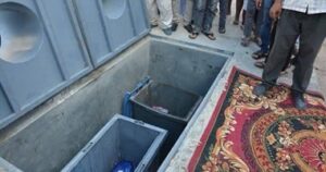 العثور على أجنة في القمامة