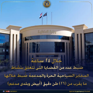 جهود وزارة الداخلية المصرية