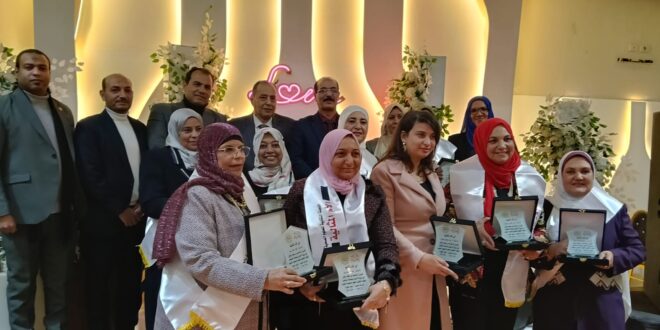 IMG 20260313 WA0008 "العلوم الصحية" تكرم 14 أم مثالية في حفل الإفطار السنوي لنقابة الجيزة