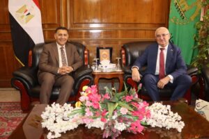 IMG 20260316 WA0007 سفير أذربيجان ومحافظ القليوبية يناقشان تعزيز التعاون الصناعي والتعليمي