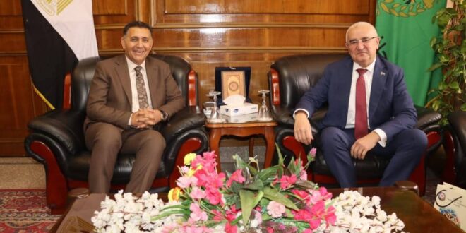 IMG 20260316 WA0007 سفير أذربيجان ومحافظ القليوبية يناقشان تعزيز التعاون الصناعي والتعليمي