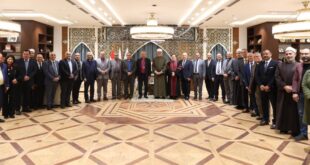 IMG 20260317 WA0001 مفتي الجمهورية يستقبل رئيس الطائفة الإنجيلية والوفد المرافق له للتهنئة بعيد الفطر المبارك