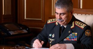 IMG 20260322 WA0000 وزير الدفاع الأذربيجاني يعزي نظيريه التركي والقطري في ضحايا حادث سقوط مروحية عسكرية