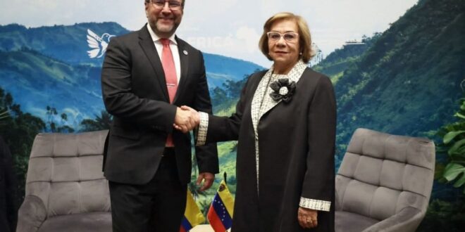 IMG 20260322 WA0001 وزير خارجية فنزويلا يبرز أهمية مشاريع التكامل الإقليمي والتعاون بين بلدان الجنوب