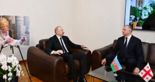 IMG 20260327 WA0002 رئيس أذربيجان يقدم تعازيه في وفاة البطريرك إيليا الثاني كاثوليكوس جورجيا