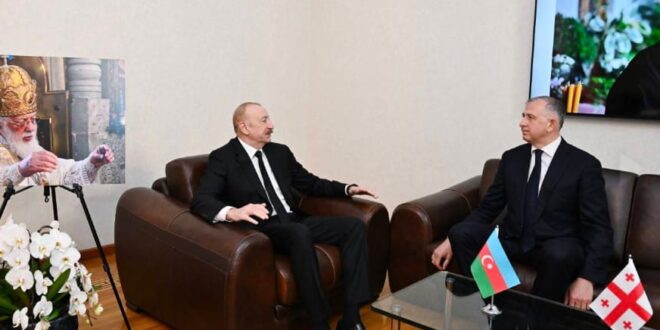 IMG 20260327 WA0002 رئيس أذربيجان يقدم تعازيه في وفاة البطريرك إيليا الثاني كاثوليكوس جورجيا