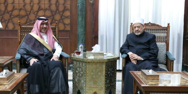 IMG 20260331 WA0005 شيخ الأزهر يستقبل السفير السعودي لدى القاهرة لبحث سبل تعزيز التعاون المشترك