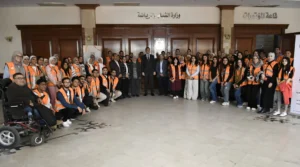 وزير الشباب مع وفود مسار العائلة المقدسة