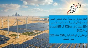 الطاقة المتجددة نحو مستقبل أخضر