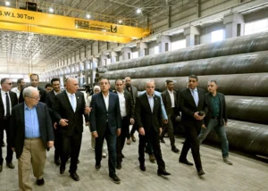 افتتاح مصنع جو ستيل