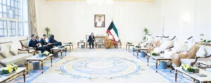 لقاء وزير الخارجية مع ولي عهد الكويت
