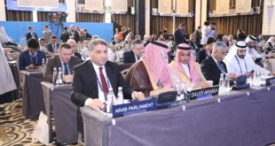 IMG 20260417 WA0009 البرلمان العربي يطالب بتحقيق العدالة الدولية واحترام القانون الدولي الإنساني في قطاع غزة