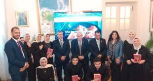 IMG 20260430 WA0014 بالصور.. “السياحة بين مصر وفنزويلا” مشروع تخرج طلبة مصريين تشهده السفارة الفنزويلية 