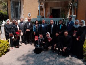 IMG 20260430 WA0016 بالصور.. “السياحة بين مصر وفنزويلا” مشروع تخرج طلبة مصريين تشهده السفارة الفنزويلية 