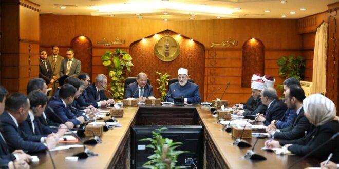 WhatsApp Image 2026 04 06 at 5.38.58 PM وكيل الأزهر يستقبل وفدًا أوزبكيًّا لبحث تعزيز التعاون العلمي والدعوي