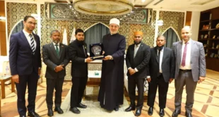 مفتي الجمهورية يستقبل وفد جامعة مالديف الإسلامية