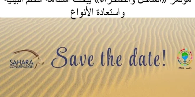 13455 تنظمه شبكة «رائد» لأول مرة في مصر.. مؤتمر «الساحل والصحراء» يبحث استدامة النظم البيئية واستعادة الأنواع