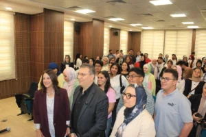 الإعلامي عمرو الليثي في جامعة عين شمس