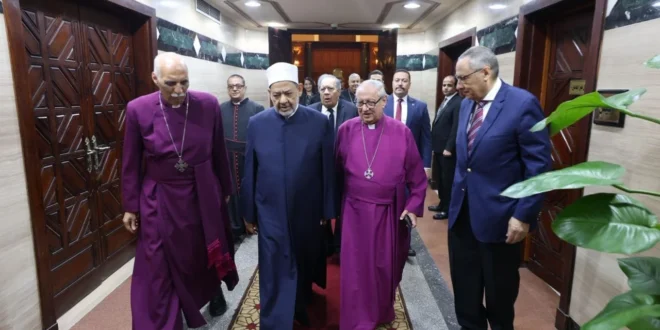 7 رئيس الكنيسة الأسقفية الأنجليكانية يزور شيخ الأزهر للتهنئة بعيد الأضحى المبارك