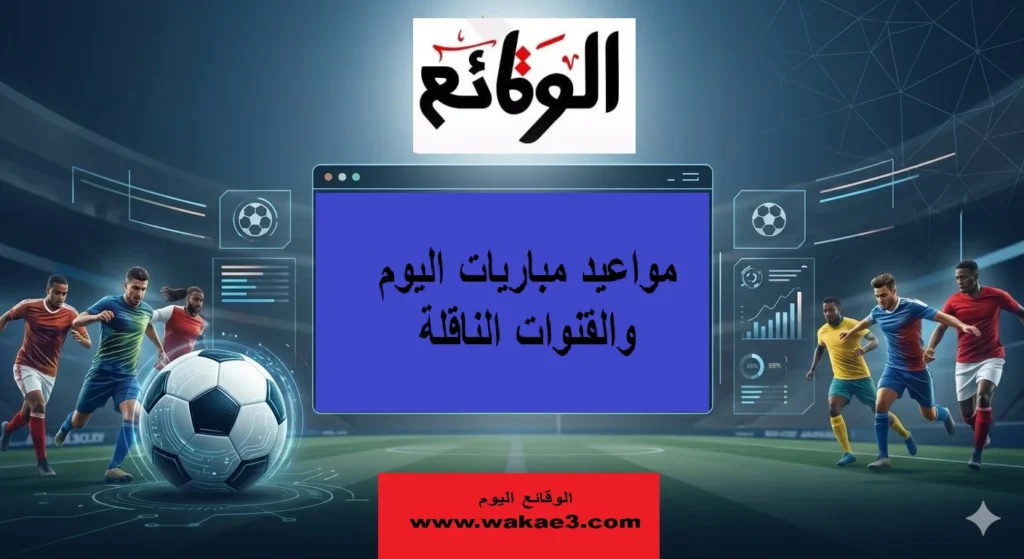 مواعيد مباريات اليوم