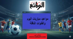 مواعيد مباريات اليوم