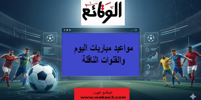 مواعيد مباريات اليوم