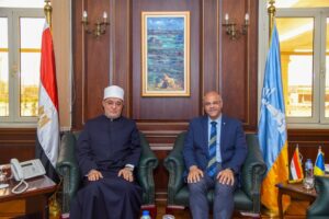 IMG 20260506 WA0009 محافظ الإسكندرية ومفتي الجمهورية يبحثان تعزيز التعاون المشترك وخدمة قضايا المجتمع