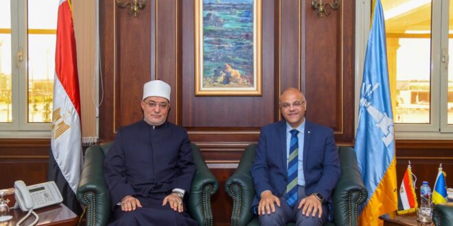 IMG 20260506 WA0009 محافظ الإسكندرية ومفتي الجمهورية يبحثان تعزيز التعاون المشترك وخدمة قضايا المجتمع