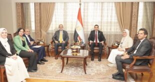 IMG 20260511 WA0022 الهوبي وجوهر نبيل يبحثان تعزيز التعاون في مجالات الوعي الغذائي والممارسات الغذائية السليمة والاستخدام الأمثل للمكملات الغذائية بين الشباب والرياضيين