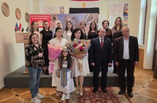 IMG 20260514 WA0008 بالصور.. "مصر من خلال عيون الرسامين الأذربيجانيين".. فاعلية فنية في باكو
