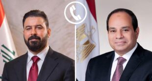 IMG 20260517 WA0016 في اتصال هاتفي الرئيس السيسي يؤكد على دعم مصر للعراق