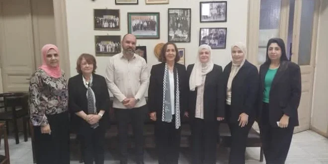 لقاء السفير الكوبي واتحاد المرأة الفلسطينية