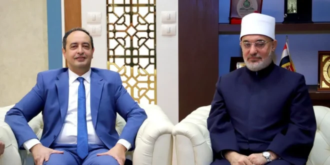 مفتي الجمهورية يلتقي وفد صندوق مكافحة الإدمان