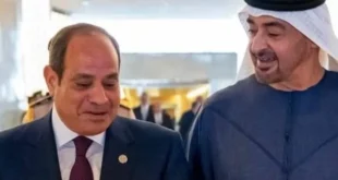 السيسي يتصل هاتفيا برئيس الإمارات