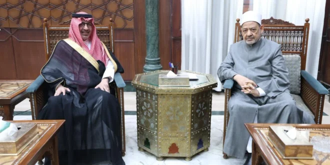 WhatsApp Image 2026 05 12 at 1.47.44 PM شيخ الأزهر يستقبل السفير السعودي ويؤكد تقديره للمملكة لحسن الترتيبات لموسم الحج
