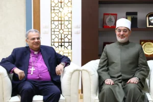 رئيس الطائفة الإنجيلية يزور مفتي الجمهورية للتهنئة بعيد الأضحى المبارك