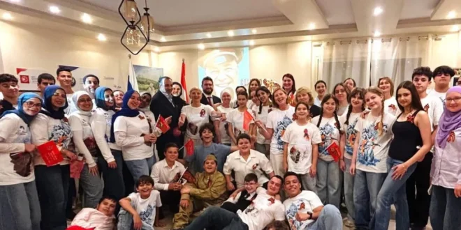 WhatsApp Image 2026 05 18 at 3.19.33 PM متطوعو "بابيدا" الروسية يحتفلون بعيد النصر الروسي في القاهرة